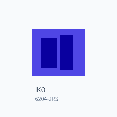 IKO 深沟球轴承 6204-2RS