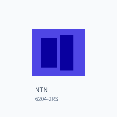 NTN 深沟球轴承 6204-2RS